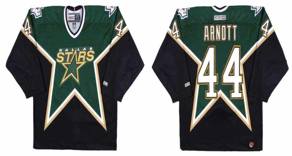 2019 Men Dallas Stars #44 Arnott Black CCM NHL jerseys->dallas stars->NHL Jersey